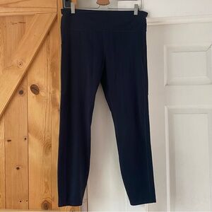Vuori Navy Blue Stride Leggings